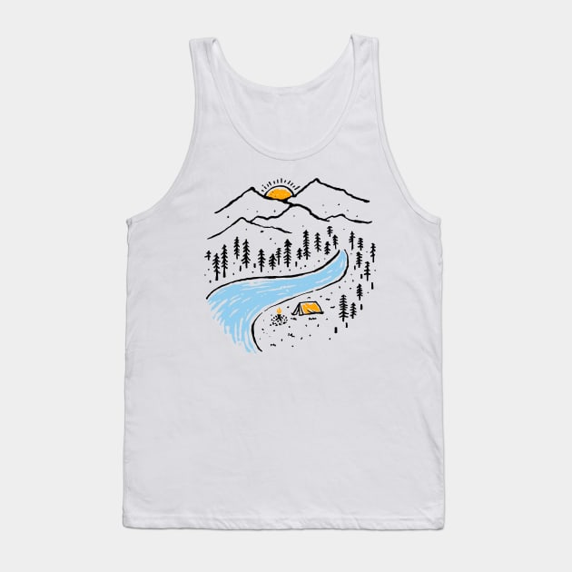 Quiet Place Tank Top by quilimo